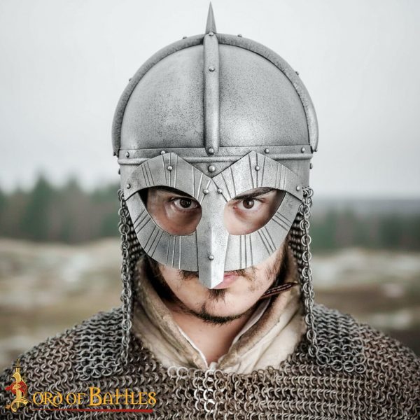 Viking Gjermundbu Helmet - Authentic Steel Protection