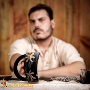 Medieval Viking Drinking Horn Beer Mug Handcrafted Genuine Ox Horn – Discountinued