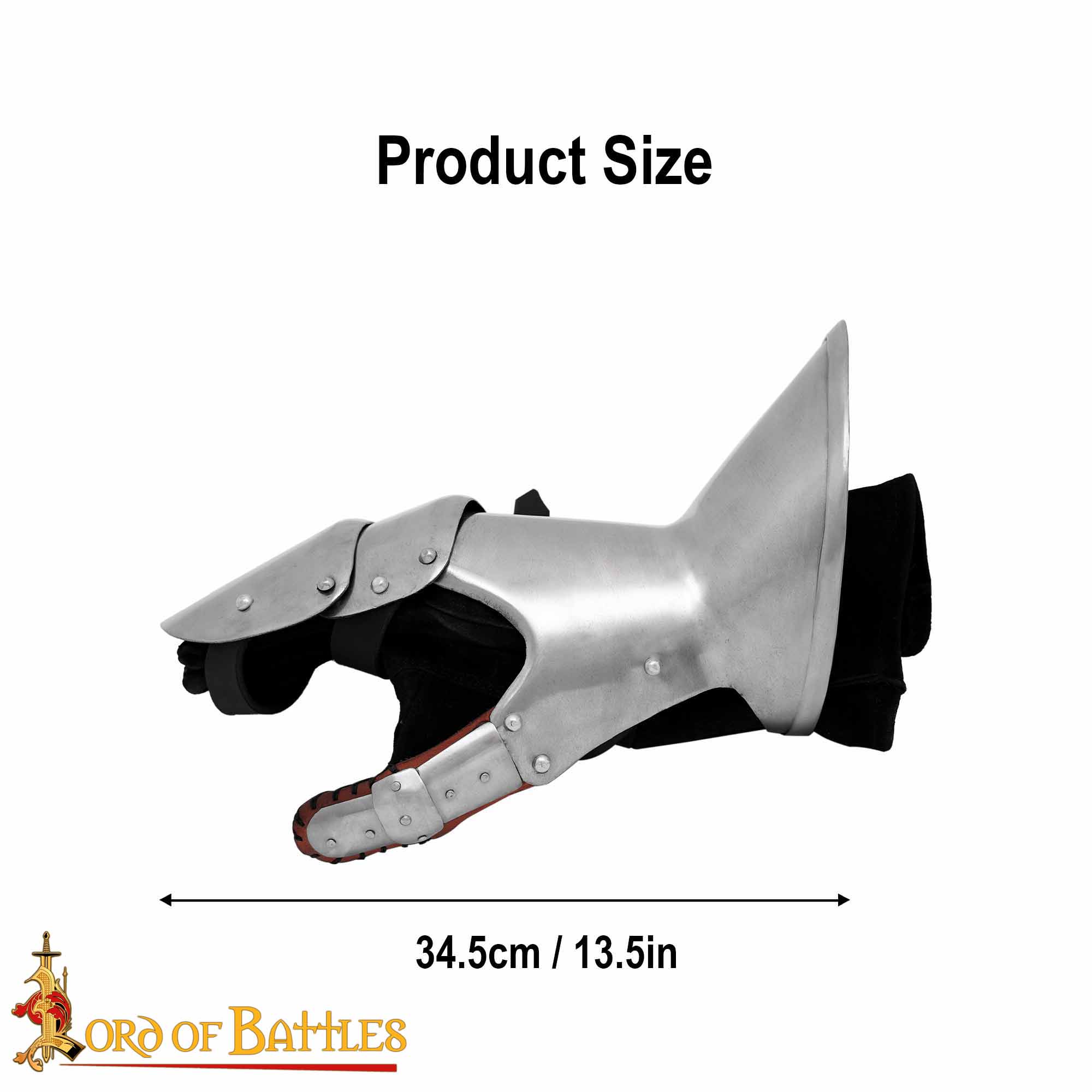 steel-gauntlets-16g-with-suede-leather-gloves-9410 2