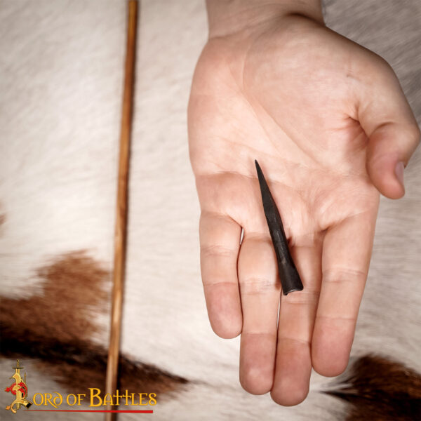 Late Medieval Bodkin Arrowhead Hand Forged Iron Weapon Accessory - Image 6