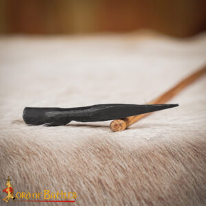 Medieval Bodkin Arrowhead – Hand-Forged Iron Longbow Tip | 14th Century War Arrow Replica