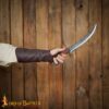 18th Century Diamond Stitched Leather Single Handed Bracer 25629BRLH