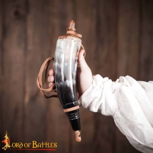 Viking Warrior Gun Powder Horn