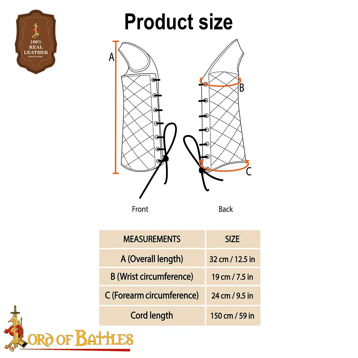 Archery Bracer with Thumb Guard Archery Bracer with Thumb Guard - Image 3