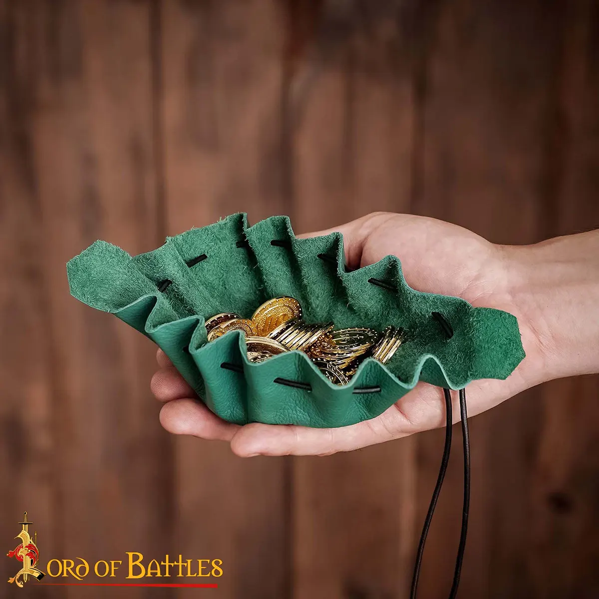 Medieval Belt Coin Pouch Handcrafted from Genuine Leather Medieval Belt Coin Pouch Handcrafted from Genuine Leather - Image 8