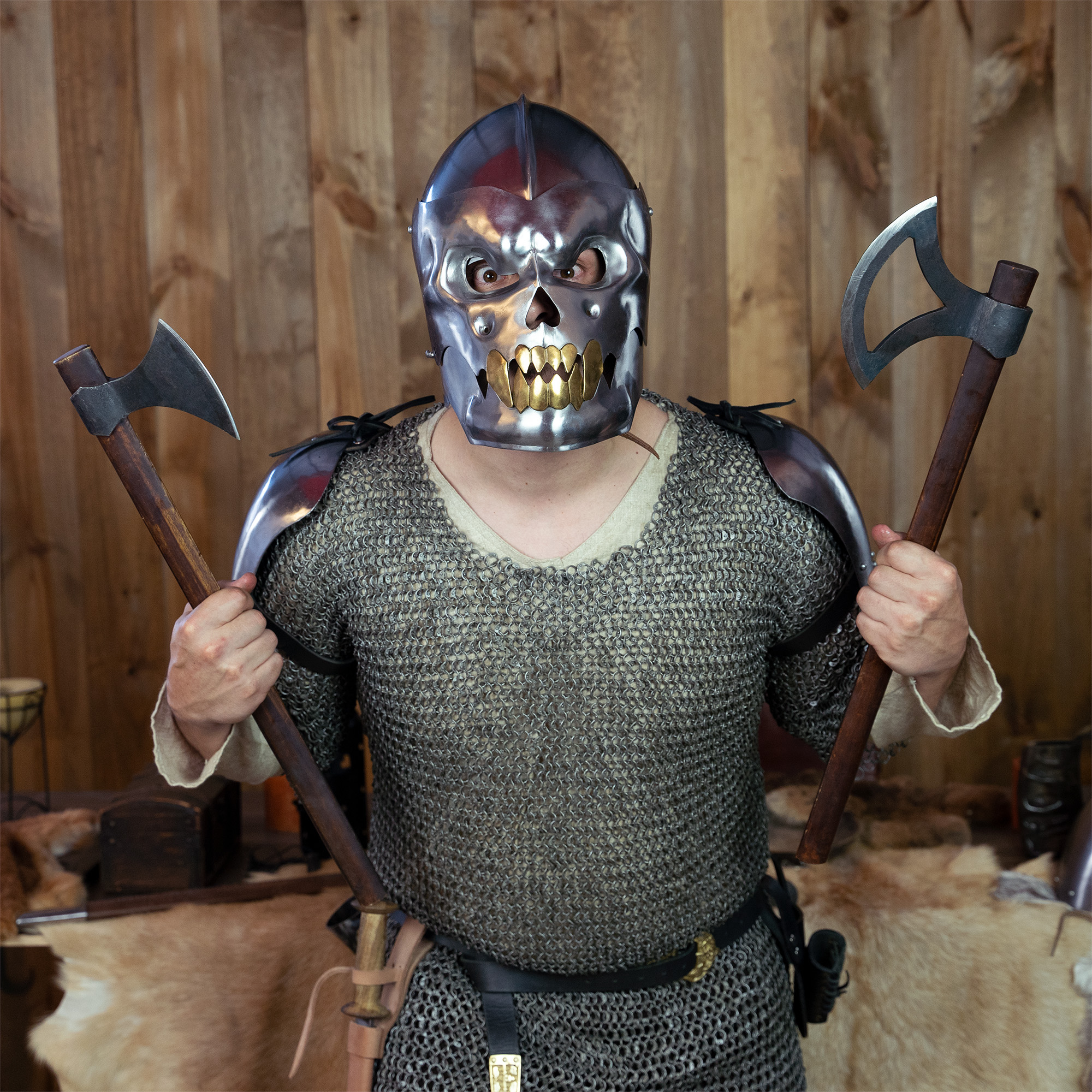 Vikings Leather Face Mask GOT Ntot Today LARP Mask Fanatsy 