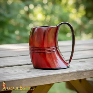 Viking Tankard – Viking Crimson Ox Horn Beer Mug