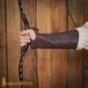 Medieval Quilted Leather Arm Guard Archery Bracer for Reenactment LARP 25629BRRH