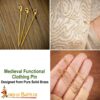 10th Century Hand Forged Brass Sewing Needles 25391 8