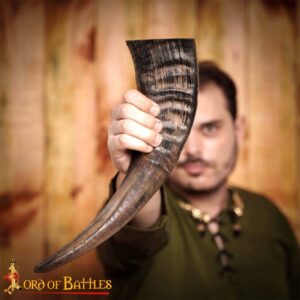 Medieval Viking Drinking Horn Handcrafted Genuine Buffalo Horn