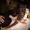 10th Century Viking Drinking Horn Natural Finish 4420 5