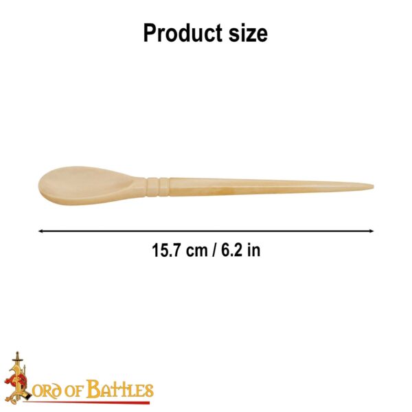 Handcrafted Roman Bone Spoon Genuine Bone - Image 3