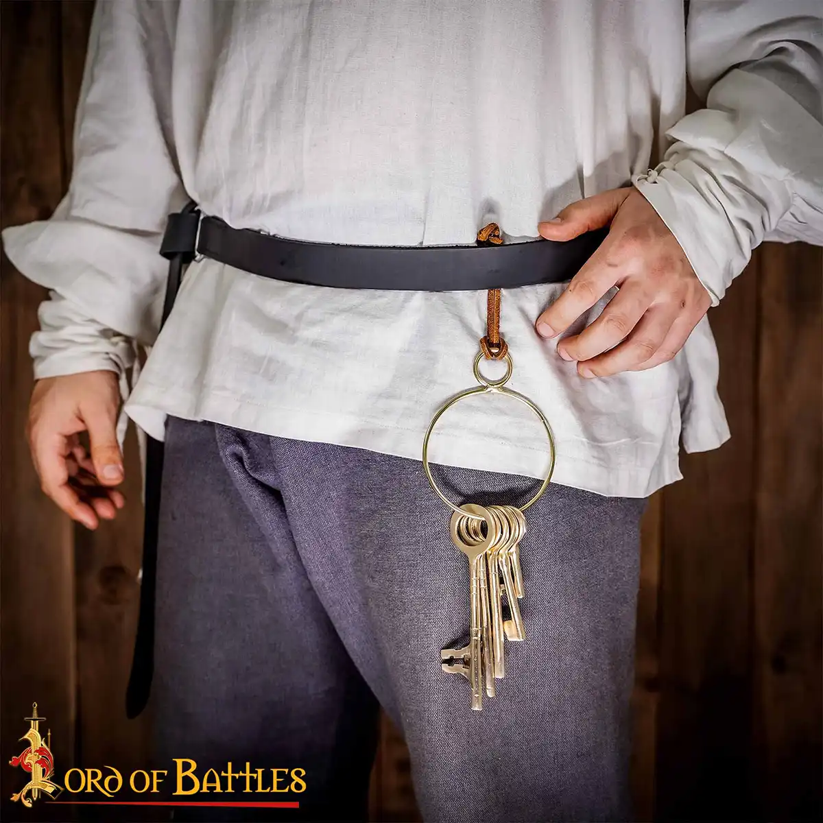 Medieval Brass Dungeon Key Set Medieval Brass Dungeon Key Set - Image 2