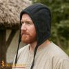 13th Century Medieval Padded Canvas Arming Cap-7202BK 1