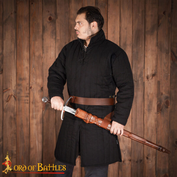 Gothic Type XV Oakeshott Typology Functional Sword with Genuine Leather Scabbard - Image 2
