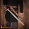 14th Century Hand Forged Knights Sword with Scabbard 5105 4