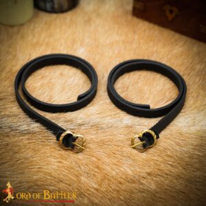 Medieval Renaissance Genuine Leather Leg Garters