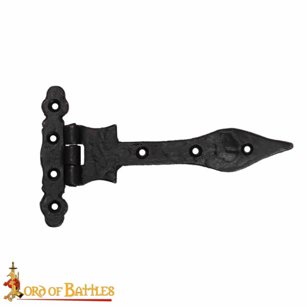 Medieval Chest Hinges / Hand Forged Iron Rustic Door Hinge - Image 4