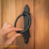14th Century Medieval Wrought Iron Door Knocker 25779 1