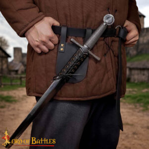 Medieval Angled Sword and Dagger Frog Genuine Leathercraft