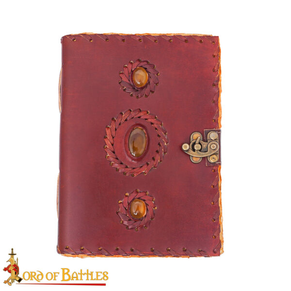 Medieval Leather Journal Handcrafted Genuine Leather Diary Notes - Image 5