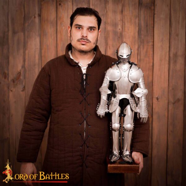 Decorative Stainless Steel Mini Full Armor Suit Duke of Burgundy - Image 4