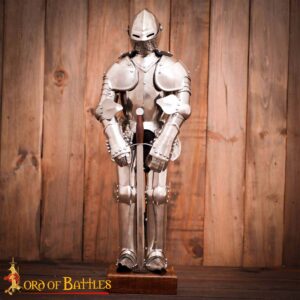 Decorative Stainless Steel Mini Full Armor Suit Duke of Burgundy