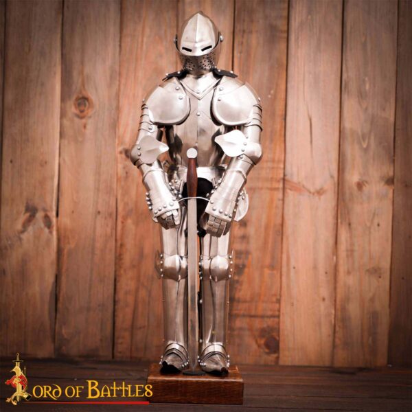 Decorative Stainless Steel Mini Full Armor Suit Duke of Burgundy