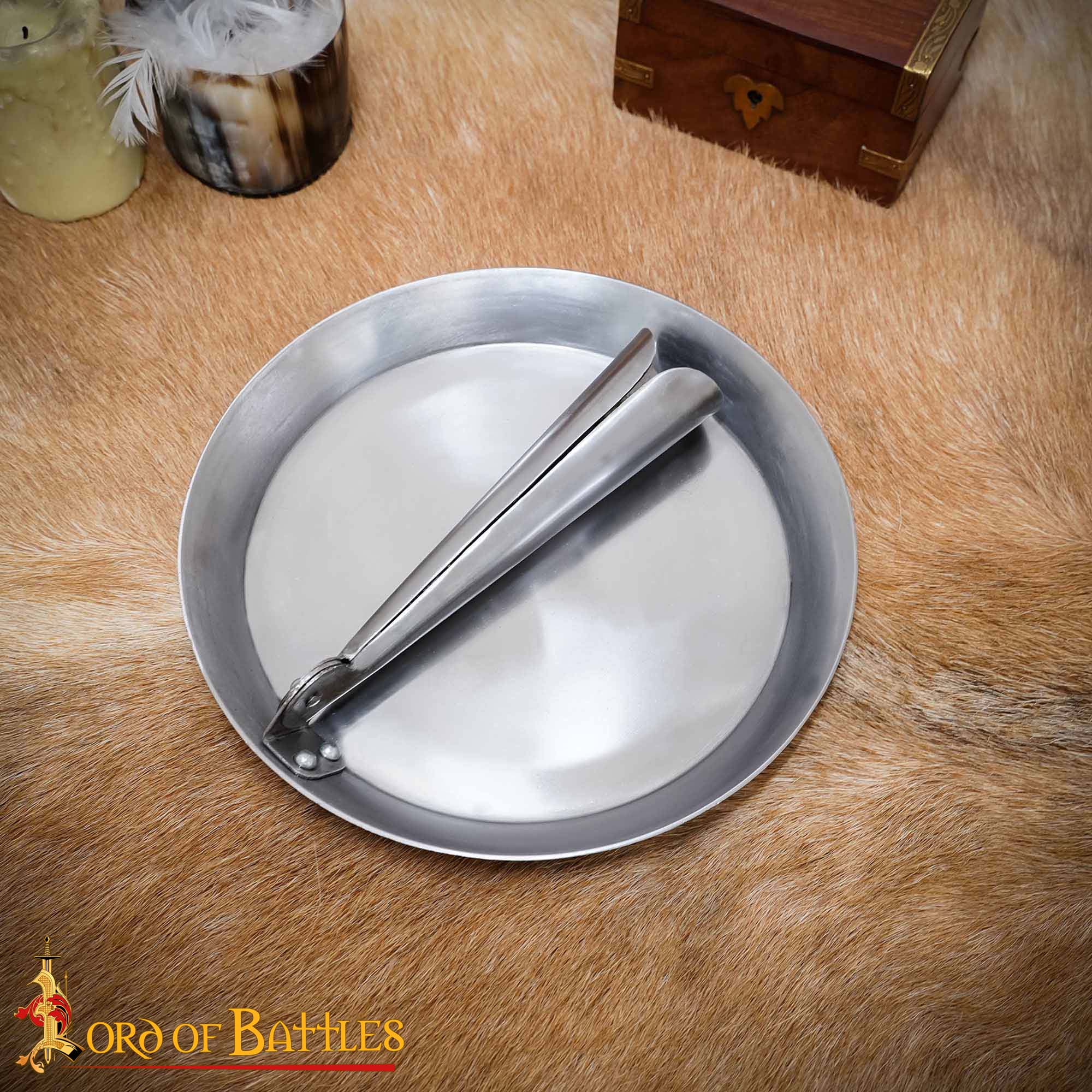 15th Century Medieval Steel Cooking Pan-8421 5 6