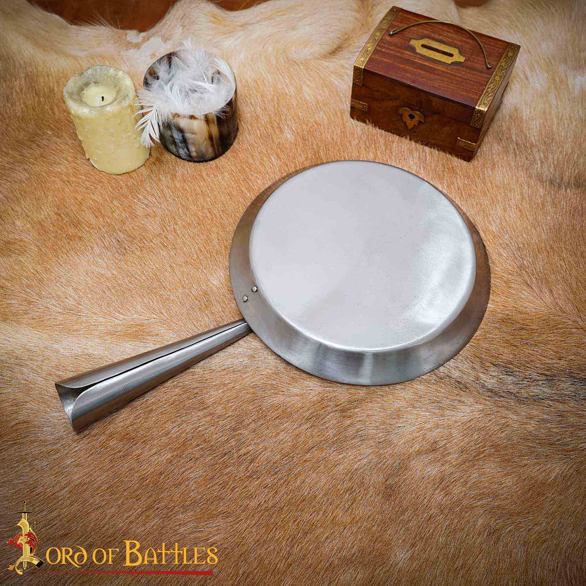 15th Century Medieval Steel Cooking Pan-8421 5