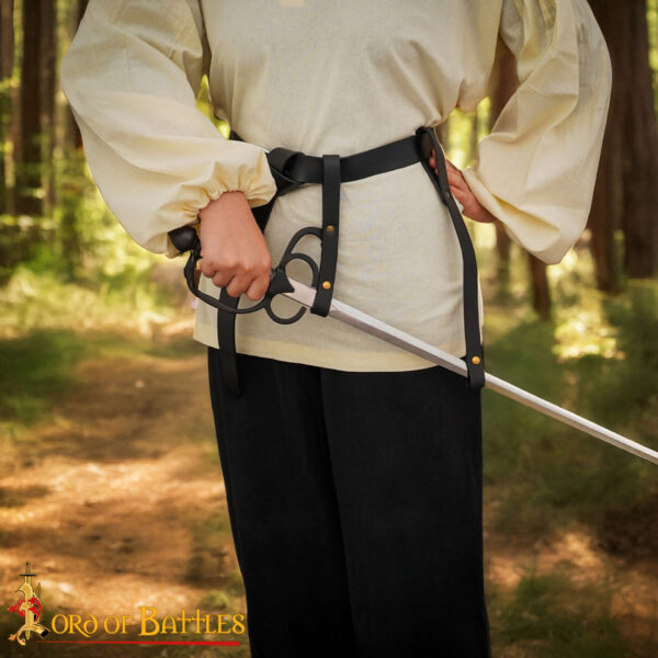 Medieval Sword Hanging Belts Handcrafted from Genuine Leather - Image 2