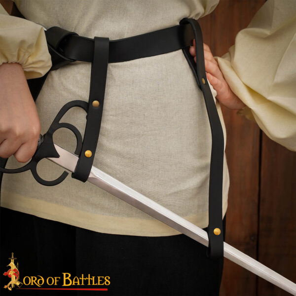 Medieval Sword Hanging Belts Handcrafted from Genuine Leather - Image 5