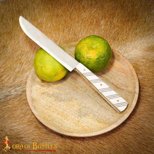 Medieval Stainless Steel Knife with Genuine Bone Handle - Image 2