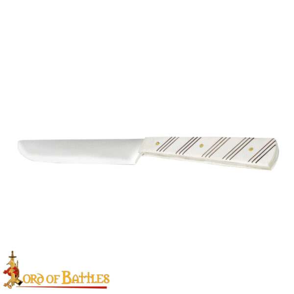 Medieval Stainless Steel Knife with Genuine Bone Handle - Image 4