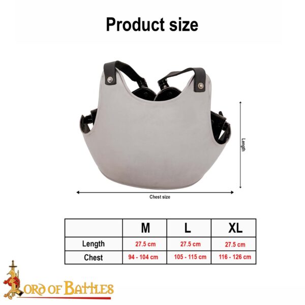 Steel Cuirass Breastplate Fantasy LARP Armor - Image 3