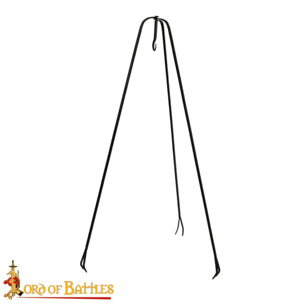 18th Century Hand Forged Wrought Iron Cooking Tripod 8511M 3