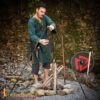 18th Century Hand Forged Wrought Iron Cooking Tripod 8511M 6