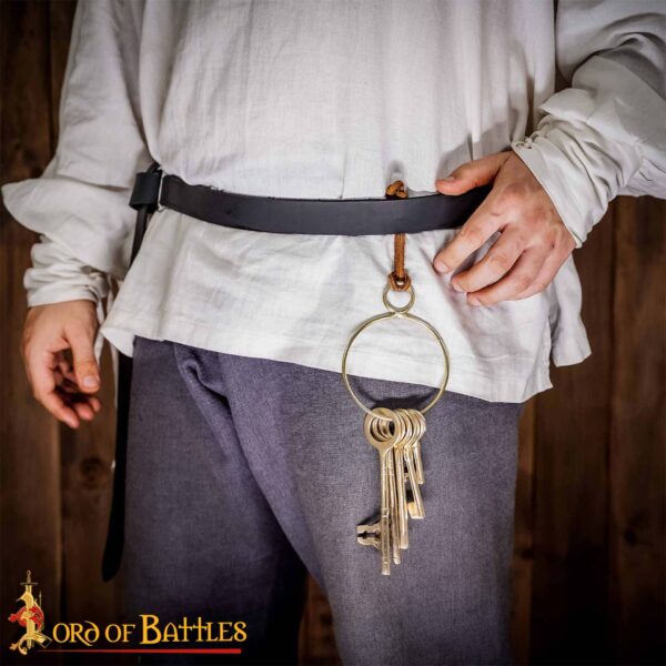 Medieval Dungeon Bunch of 5 Pure Brass Decorative Keys - Image 5
