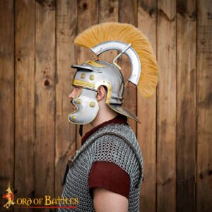 Roman Gallic Legionary's Decorative Steel Helmet