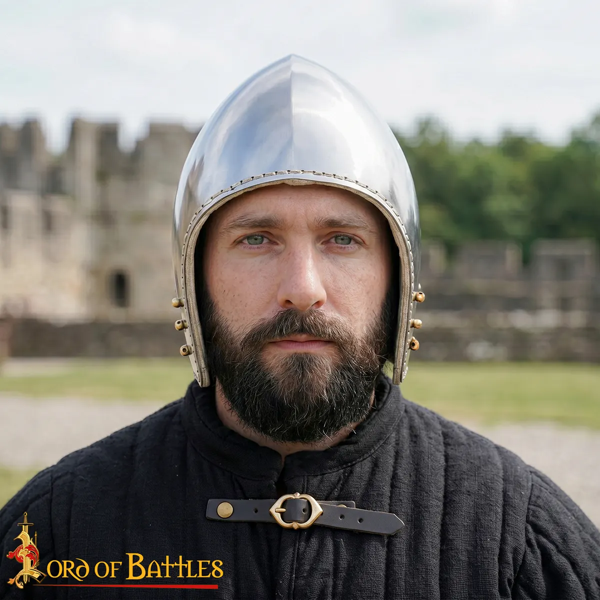 Open Face Bascinet Helmet Open Face Bascinet Helmet - Image 8