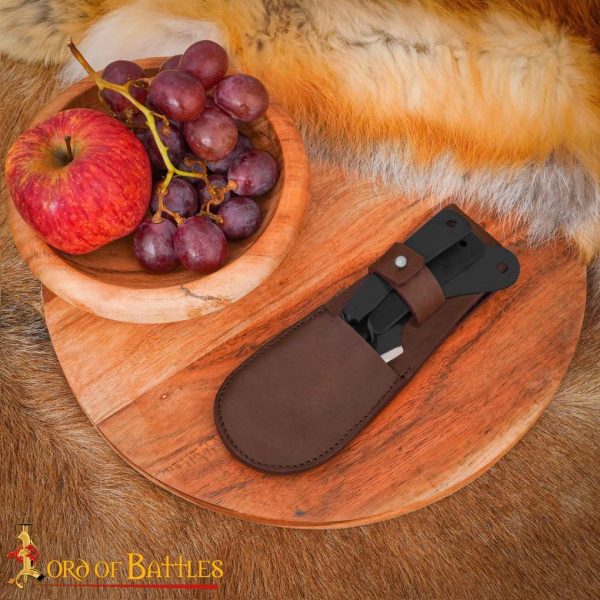 Rustic Viking Cutlery Set Hand Crafted Stainless Steel Accessory - Image 6