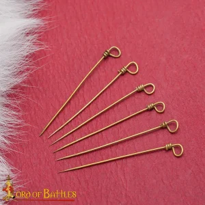 Medieval Brass Sewing Pins