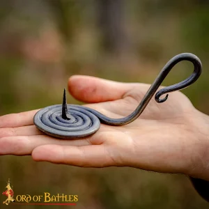 Medieval Candle Holder Hand Forged Iron