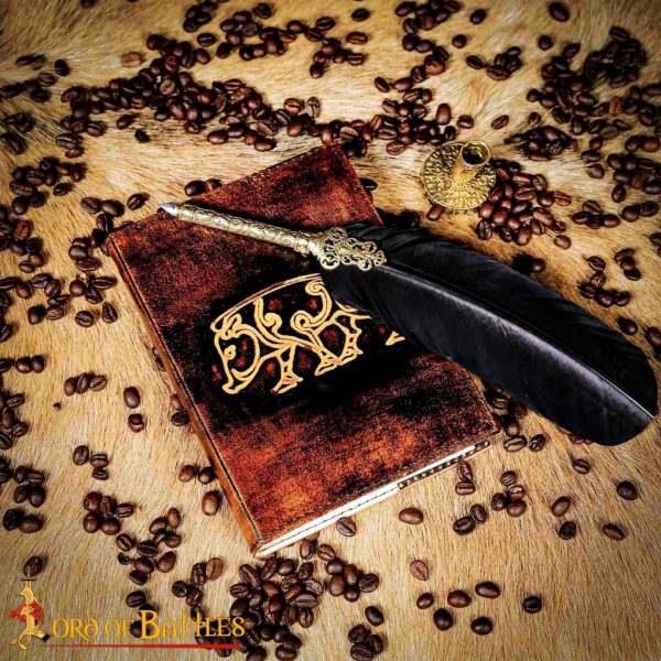 Medieval Journal with Celtic Boar Design Handcrafted Genuine Leather Diary Notes - Image 7