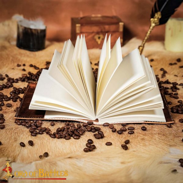 Medieval Journal with Celtic Boar Design Handcrafted Genuine Leather Diary Notes - Image 5