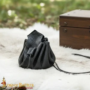 Medieval Belt Coin Pouch Handcrafted from Genuine Leather