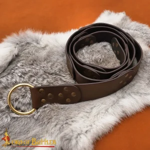 handcrafted leather belt
