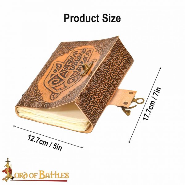 Mano de Fatima Journal Handcrafted Genuine Leather Diary Notes - Image 3