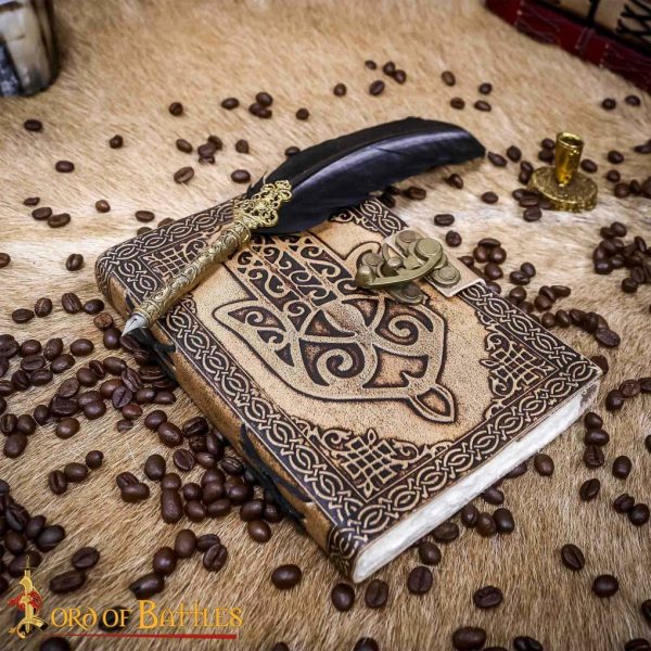 Mano de Fatima Journal Handcrafted Genuine Leather Diary Notes - Image 4