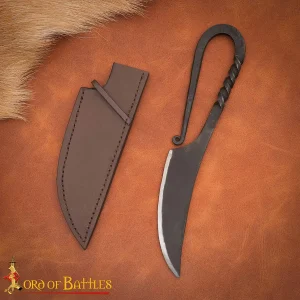 Iron Hand Forged Curved Knife